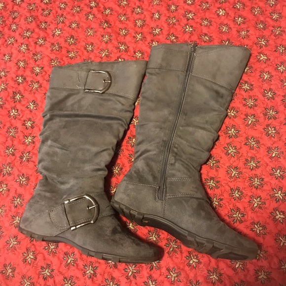 Maurices Shoes - Maurice’s Grey Boots